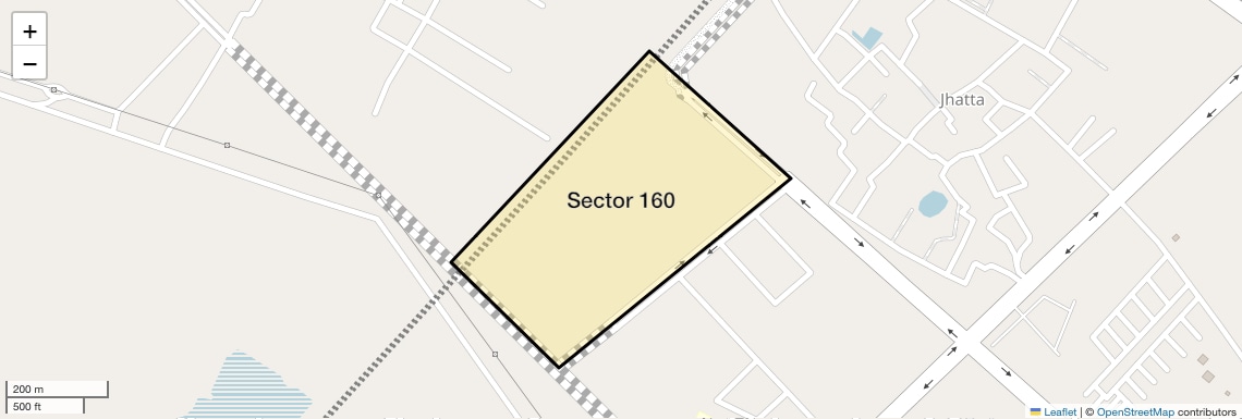 Location Map of Sector 160, Noida
