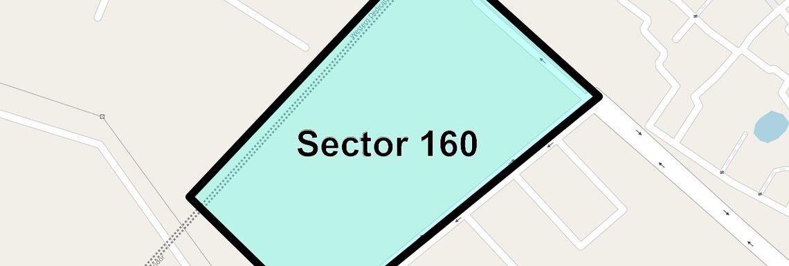 Location Map of Sector 160, Noida