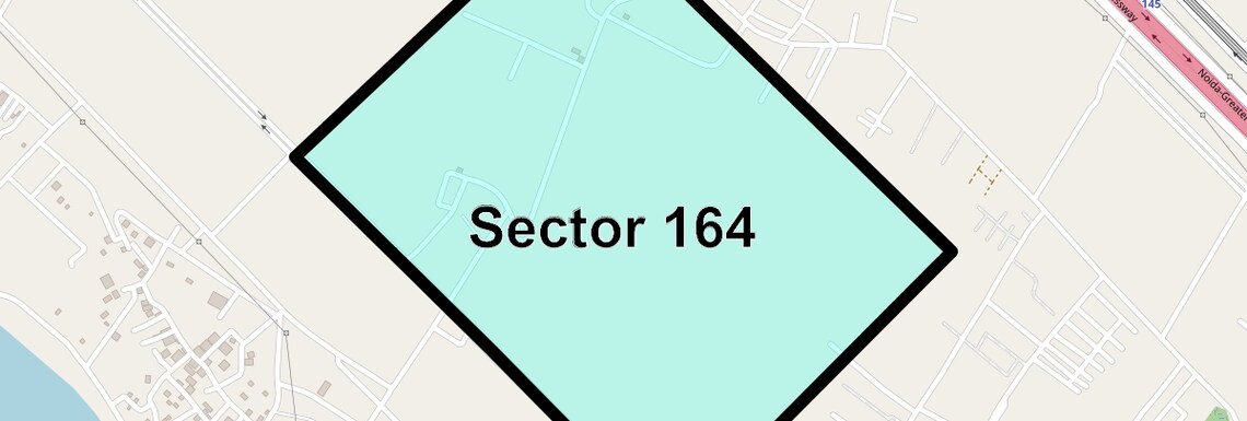 Location Map of Sector 164, Noida