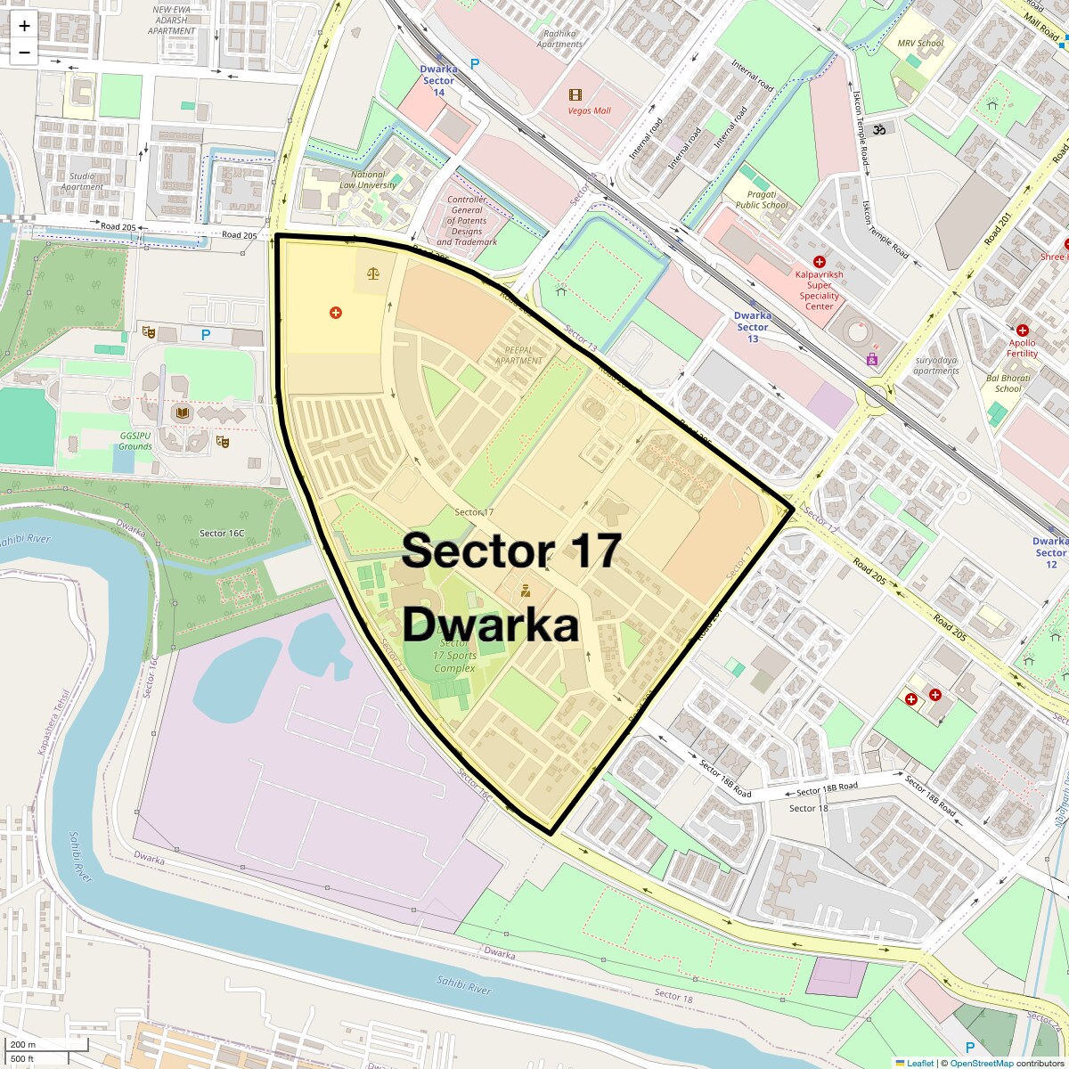 Check Time Travel of Sector 17 Dwarka, Delhi