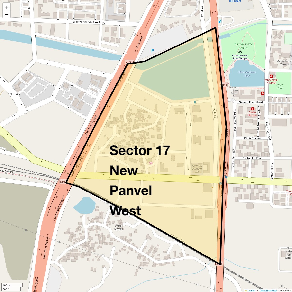 Check Time Travel of Sector 17 New Panvel West, Navi Mumbai