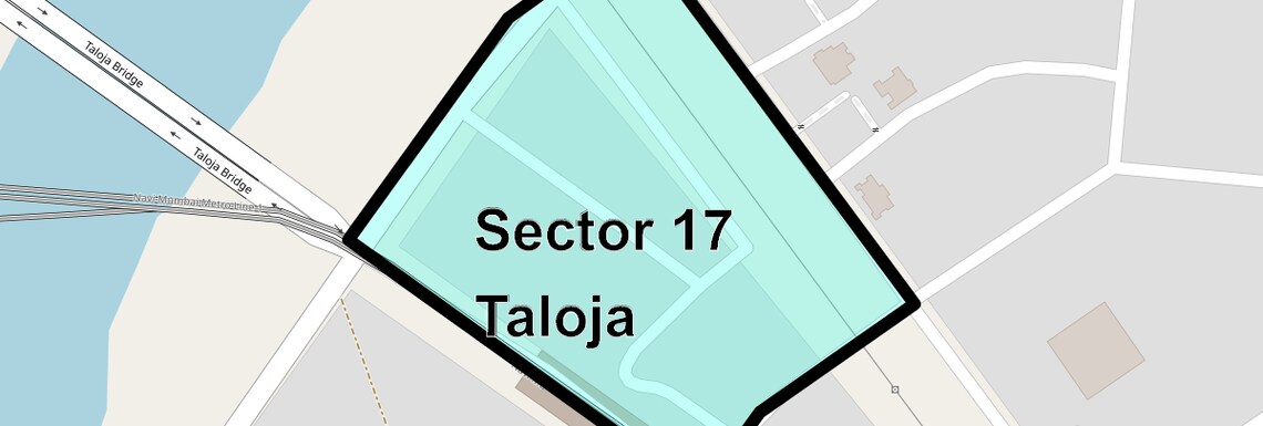Location Map of Sector 17 Taloja, Navi Mumbai