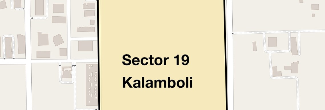 Location Map of Sector 19 Kalamboli, Navi Mumbai
