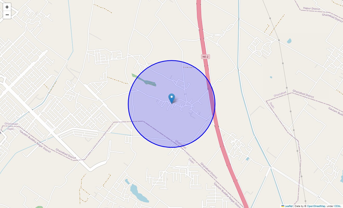 Location Map of Sector 19 Wave City, Ghaziabad
