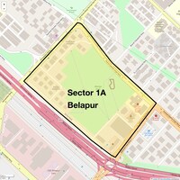 Sector 1A Belapur Map