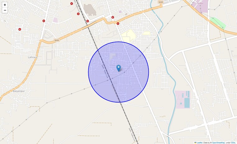 Location Map of Sector 1a