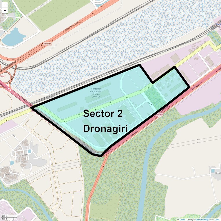 Location Map of Sector 2 Dronagiri