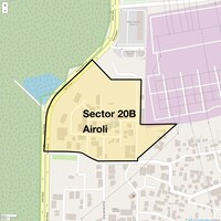 Sector 20B Airoli Map