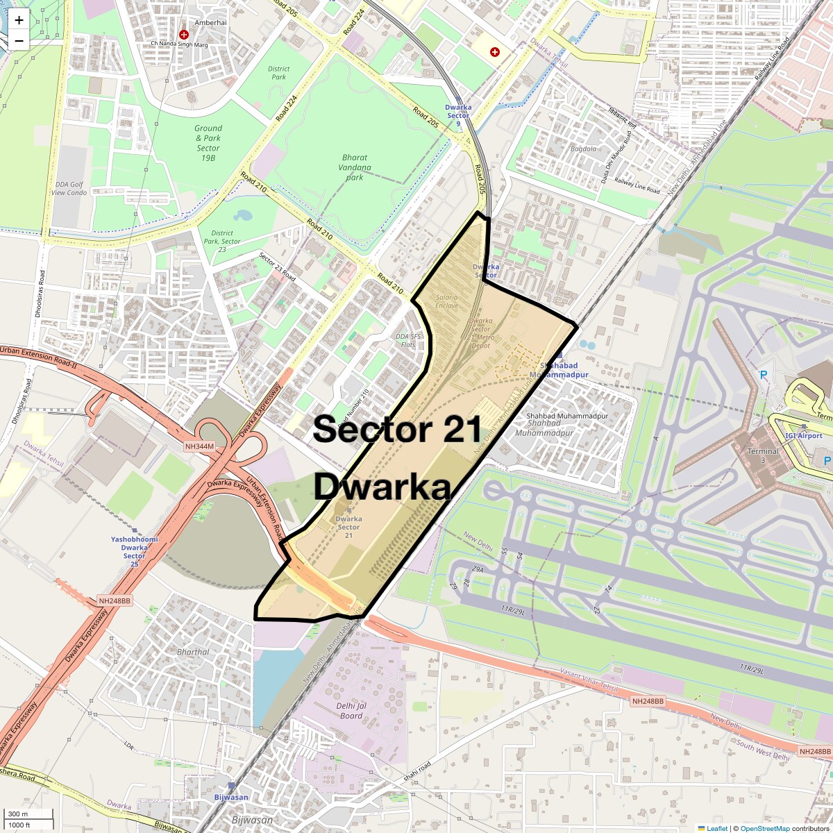 Check Time Travel of Sector 21 Dwarka, Delhi