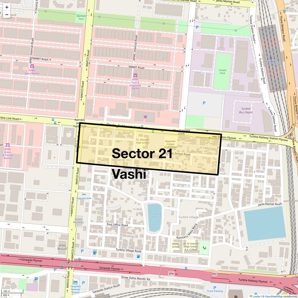 Sector 21 Vashi,Navi Mumbai