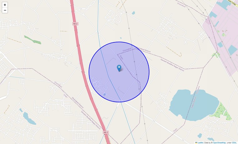 Location Map of Sector 21 Wave City