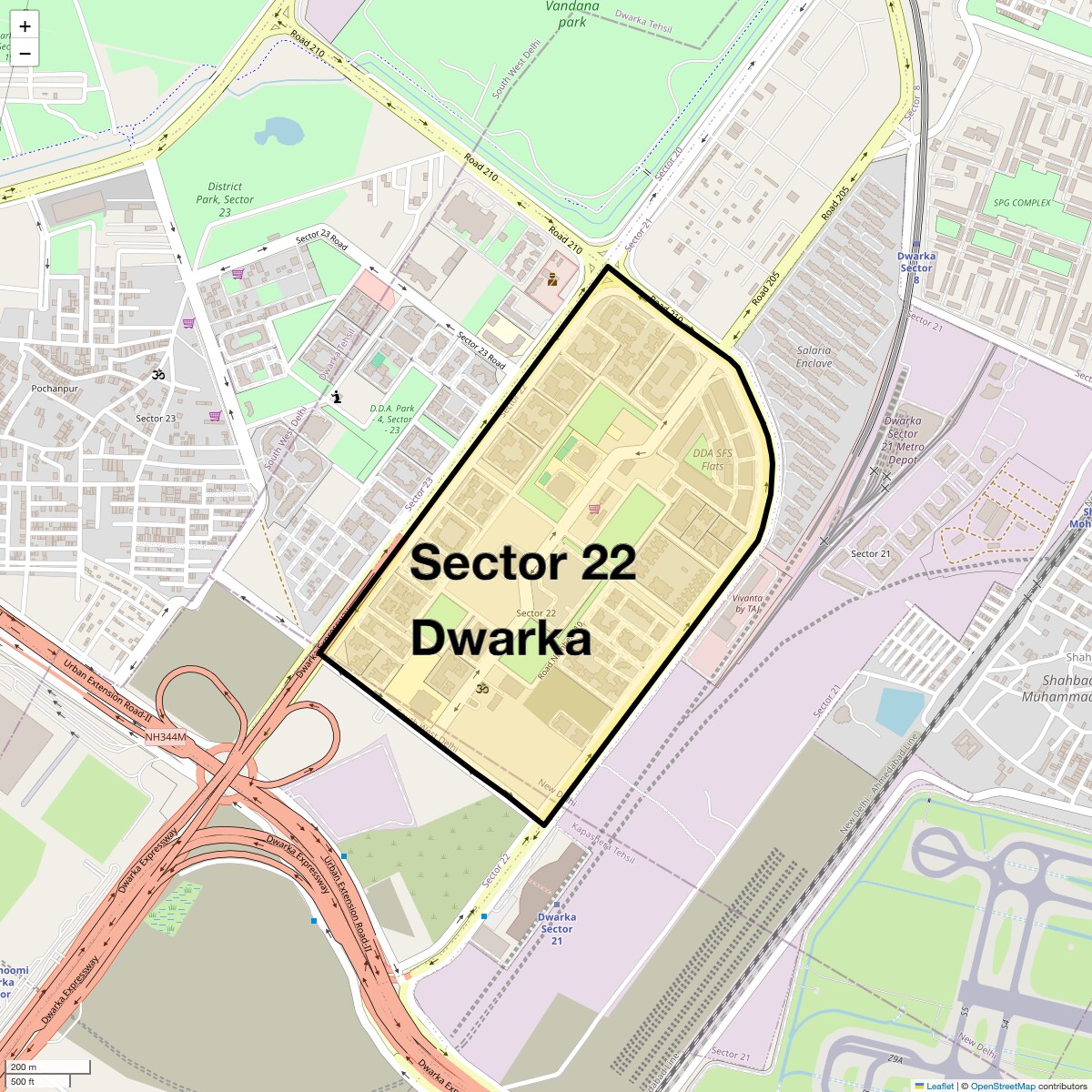 Check Time Travel of Sector 22 Dwarka, Delhi