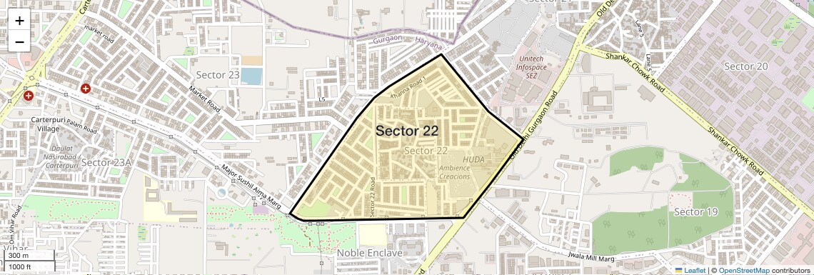 Sector 22 Map