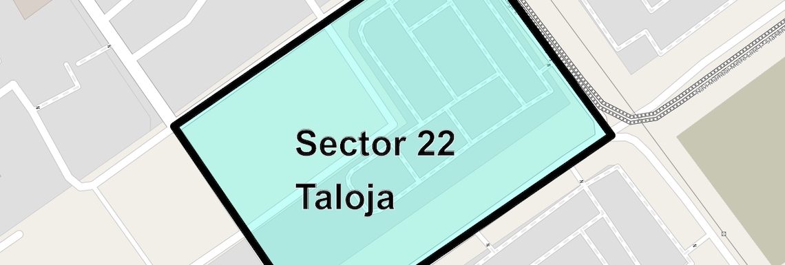 Location Map of Sector 22 Taloja, Navi Mumbai
