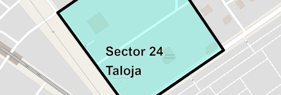 Location Map of Sector 24 Taloja, Navi Mumbai