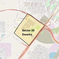 Sector 25 Dwarka Map