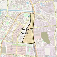 Sector 25 Vashi Map