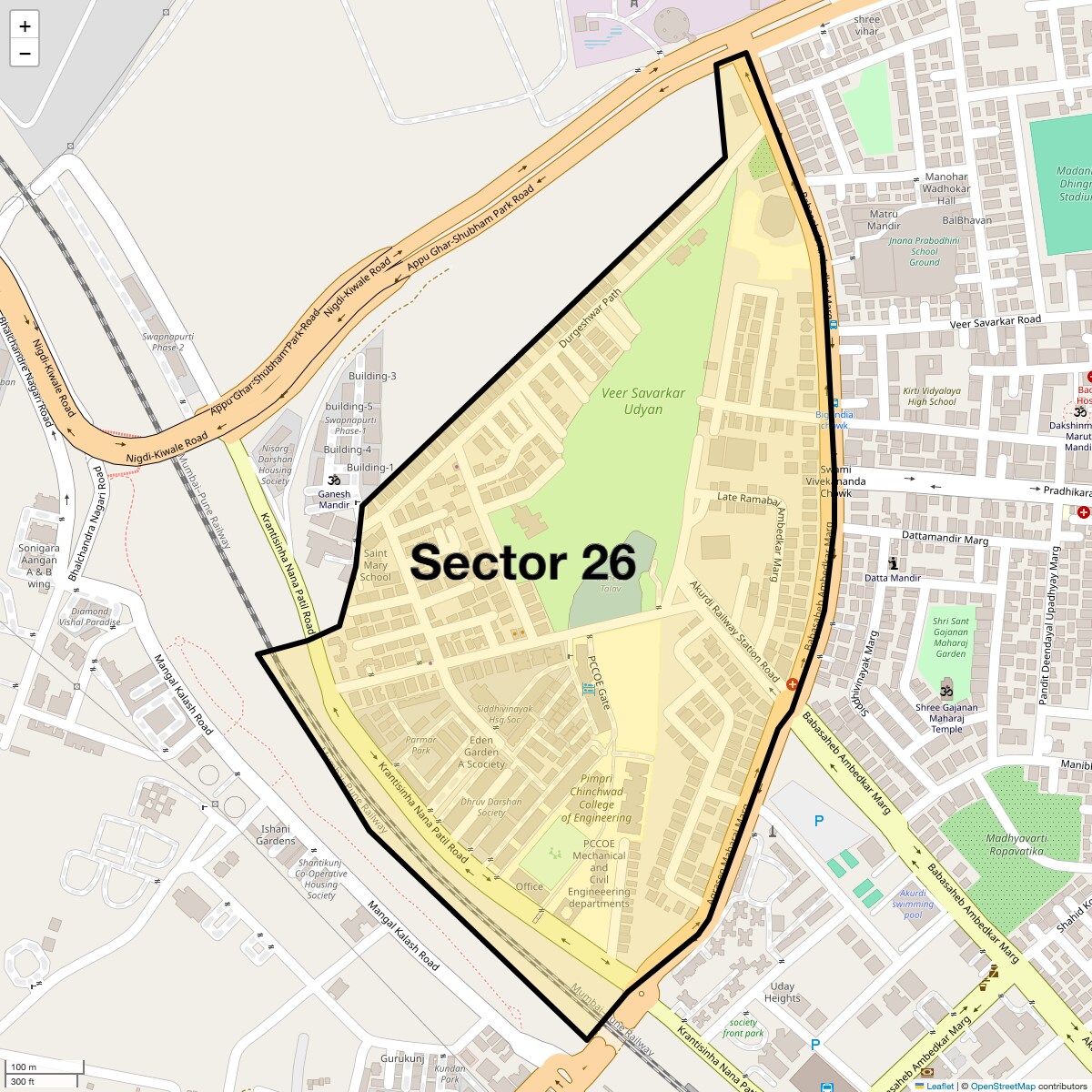 Check Time Travel of Sector 26, Pune