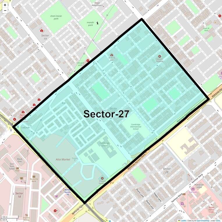 Location Map of Sector 27