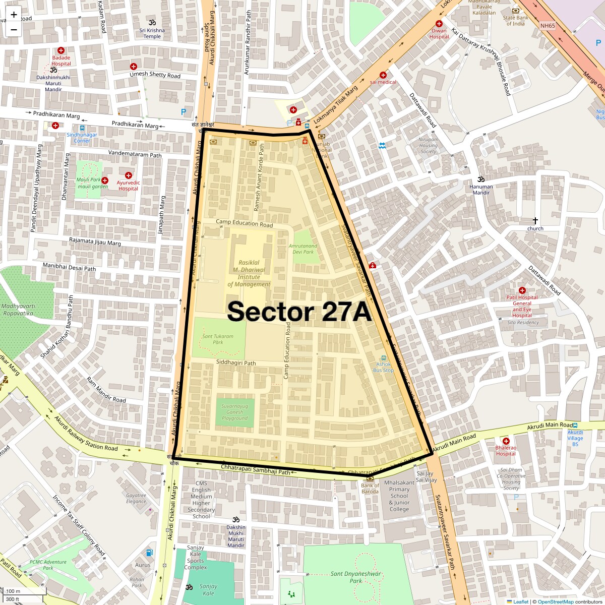 Check Time Travel of Sector 27a, Pune