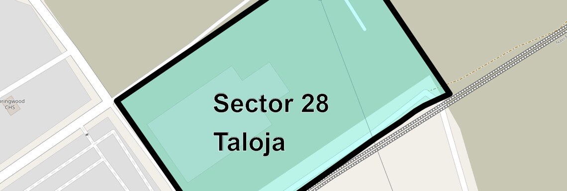 Location Map of Sector 28 Taloja, Navi Mumbai