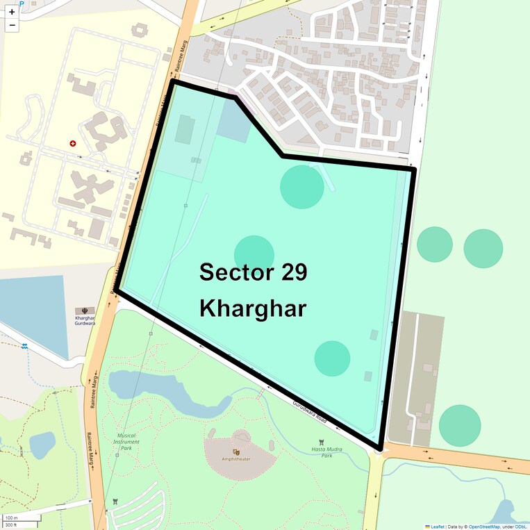 Location Map of Sector 29 Kharghar