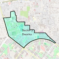 Sector 3 Dwarka Map