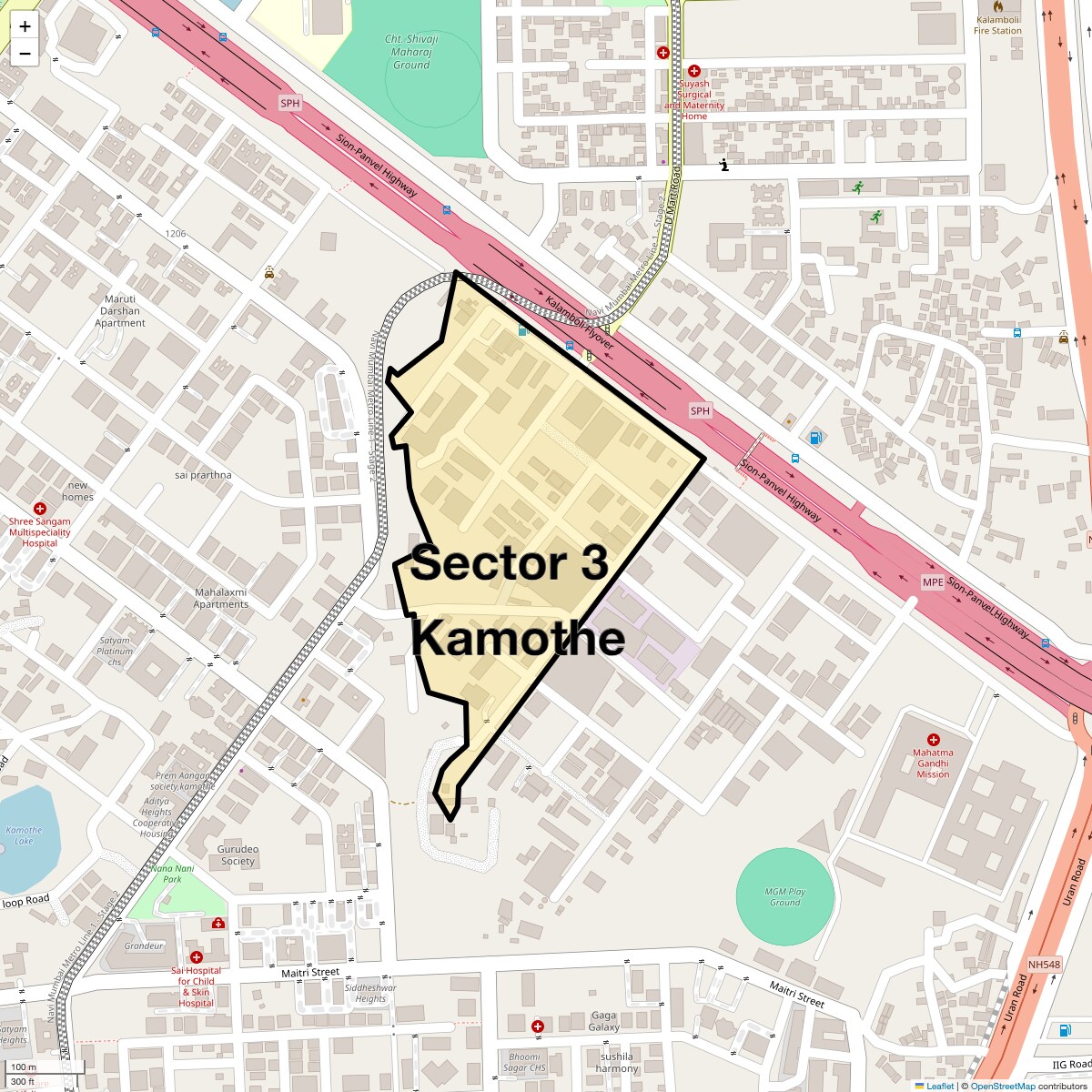 Check Time Travel of Sector 3 Kamothe, Navi Mumbai