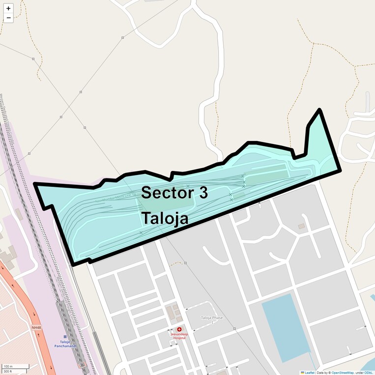 Location Map of Sector 3 Taloja