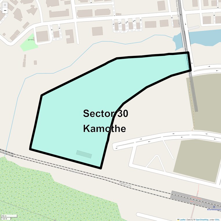 Location Map of Sector 30 Kamothe