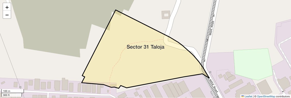 Location Map of Sector 31 Taloja, Navi Mumbai