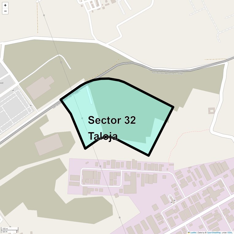 Location Map of Sector 32 Taloja