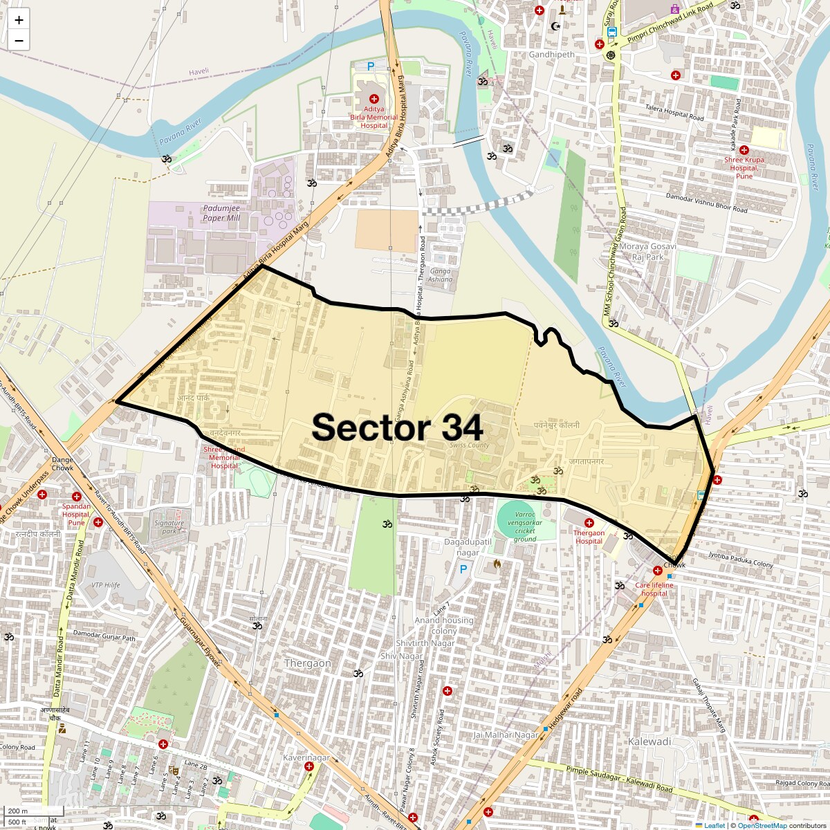 Check Time Travel of Sector 34, Pune