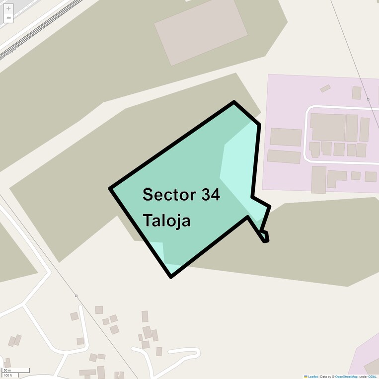 Location Map of Sector 34 Taloja