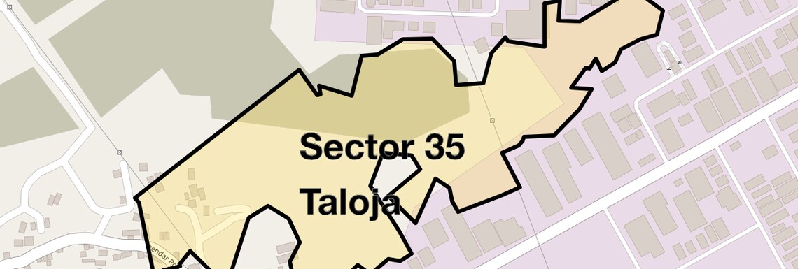 Location Map of Sector 35 Taloja, Navi Mumbai