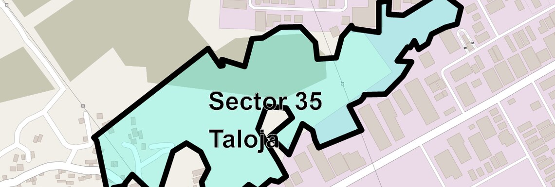 Location Map of Sector 35 Taloja, Navi Mumbai