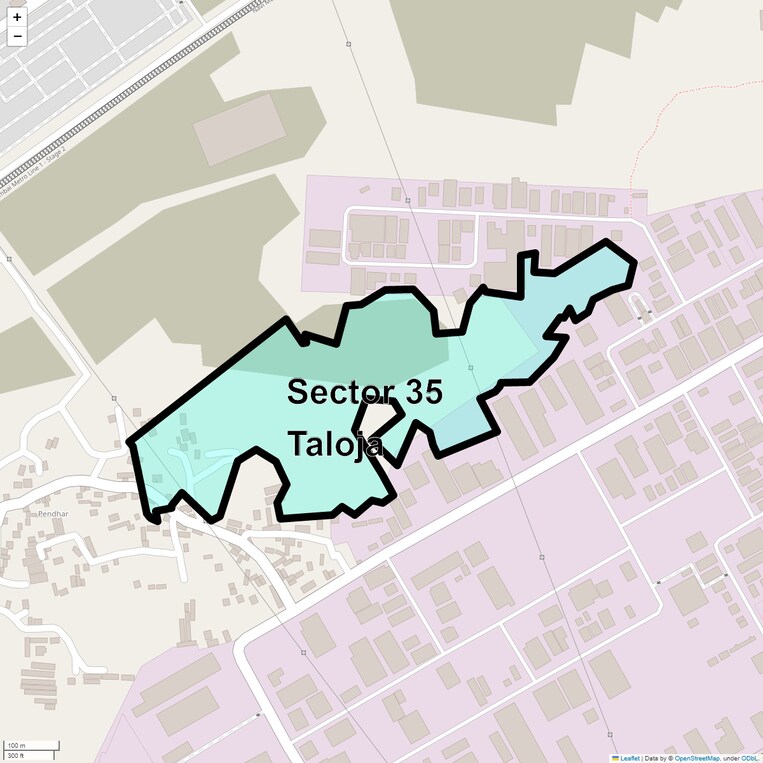Location Map of Sector 35 Taloja