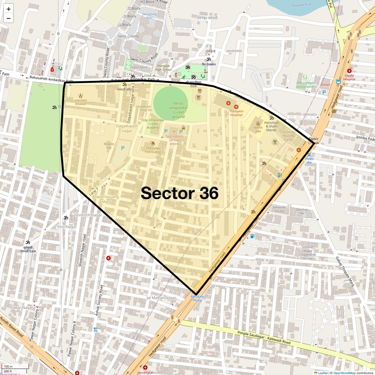 Check Time Travel of Sector 36, Pune