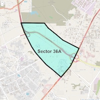 Sector 36A Map