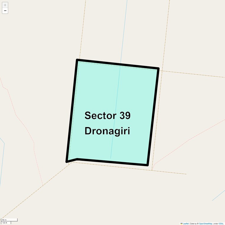 Location Map of Sector 39 Dronagiri