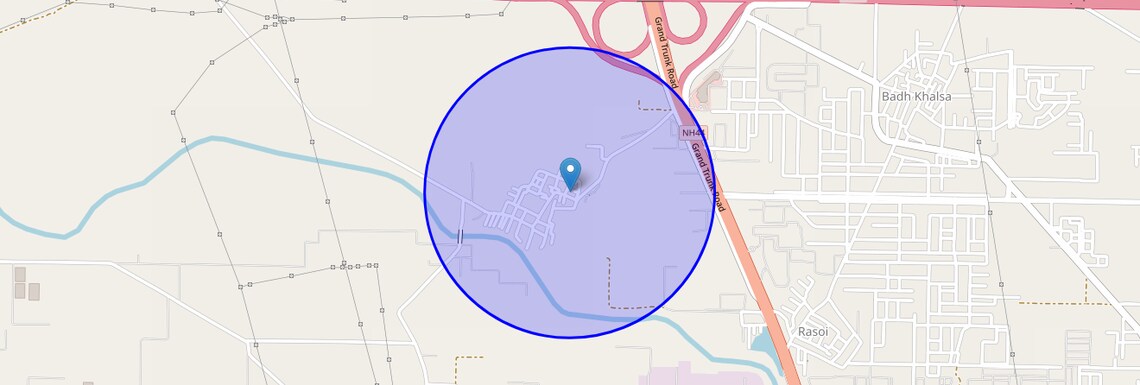 Location Map of Sector 39, Sonipat