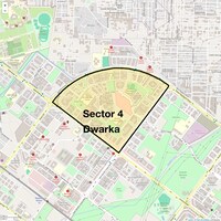 Sector 4 Dwarka Map
