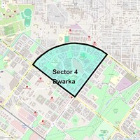 Sector 4 Dwarka Map