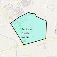 Sector 4 Greater Noida Map