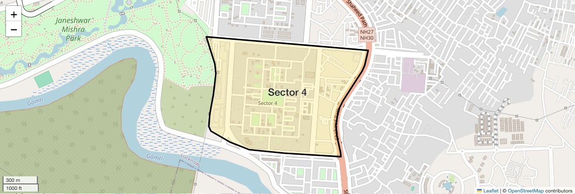Check Time Travel of Sector 4, Lucknow