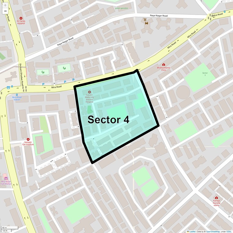 Location Map of Sector 4