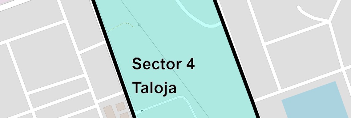 Location Map of Sector 4 Taloja, Navi Mumbai