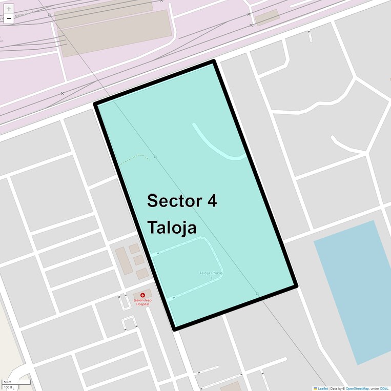 Location Map of Sector 4 Taloja