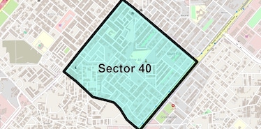 Location Map of Sector 40, Gurgaon
