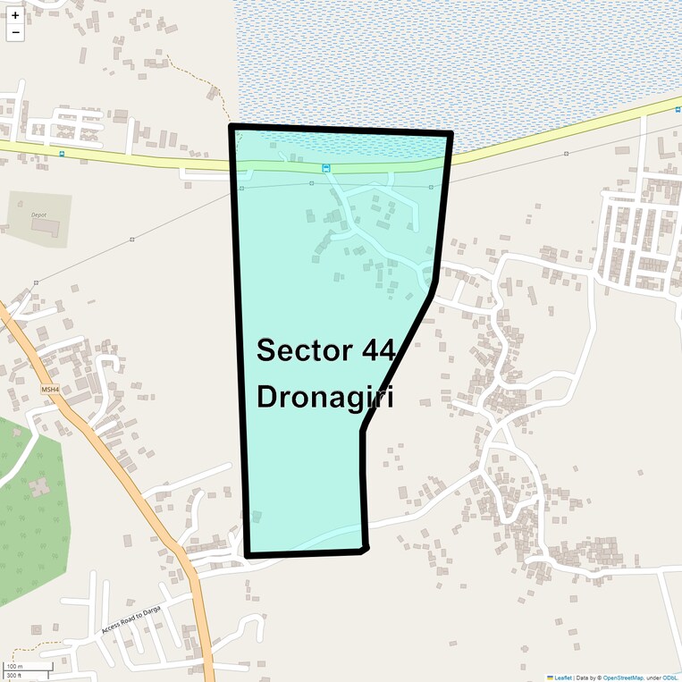 Location Map of Sector 44 Dronagiri